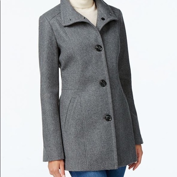 INC International Concepts Jackets & Blazers - INC International Concepts black wool peacoat (XL)